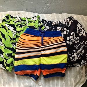3 Boys Swim Trunks size 6-8